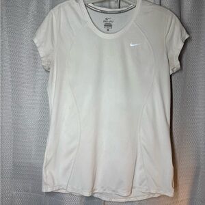 Nike Women's Short Sleeve Cream Tee